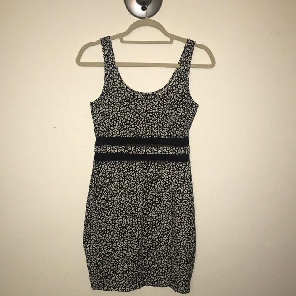 Zebra Print Bodycon Dress